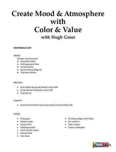 Hugh Greer: Create Mood & Atmosphere with Color & Value