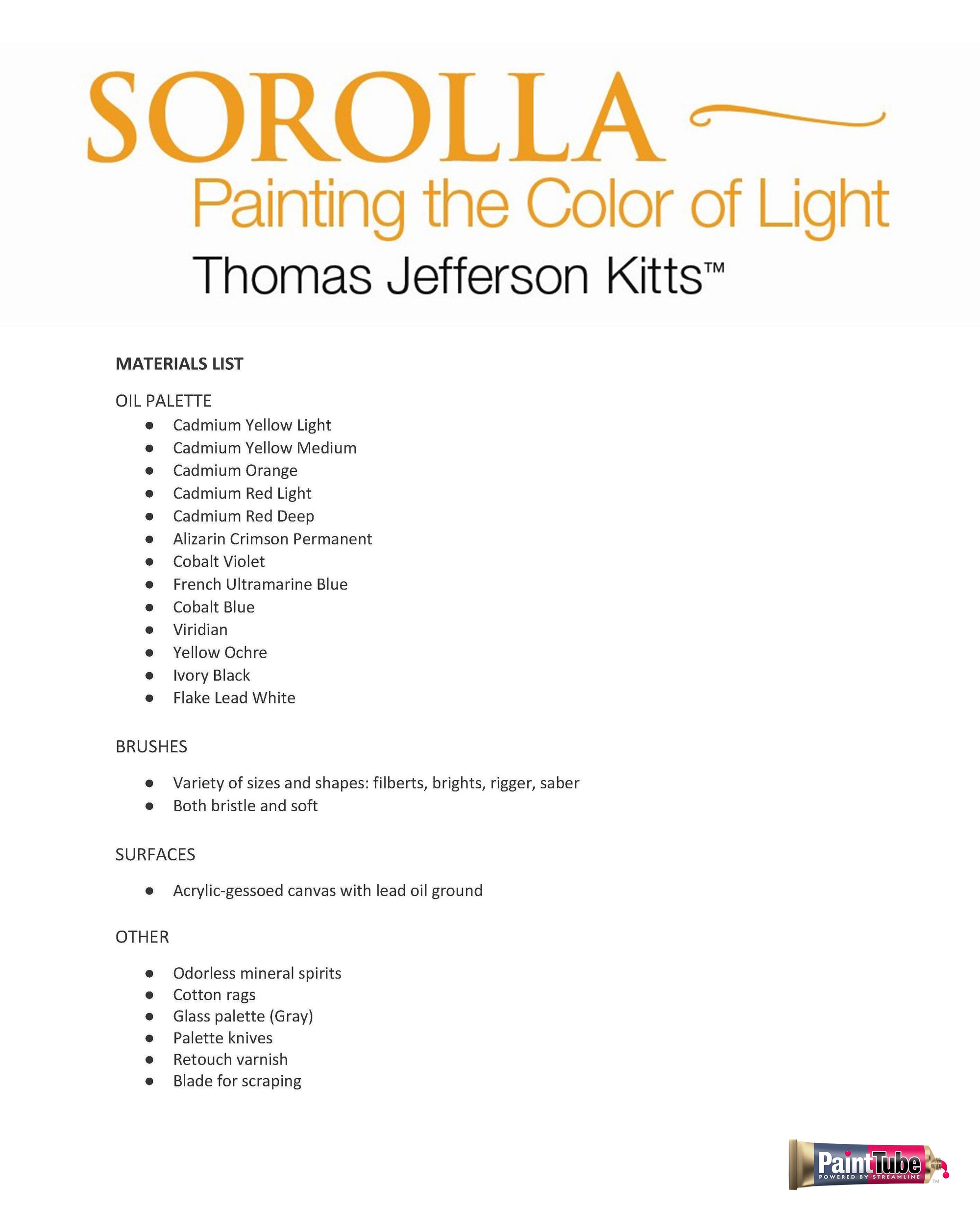 Thomas Jefferson Kitts: Sorolla: Painting the Color of Light