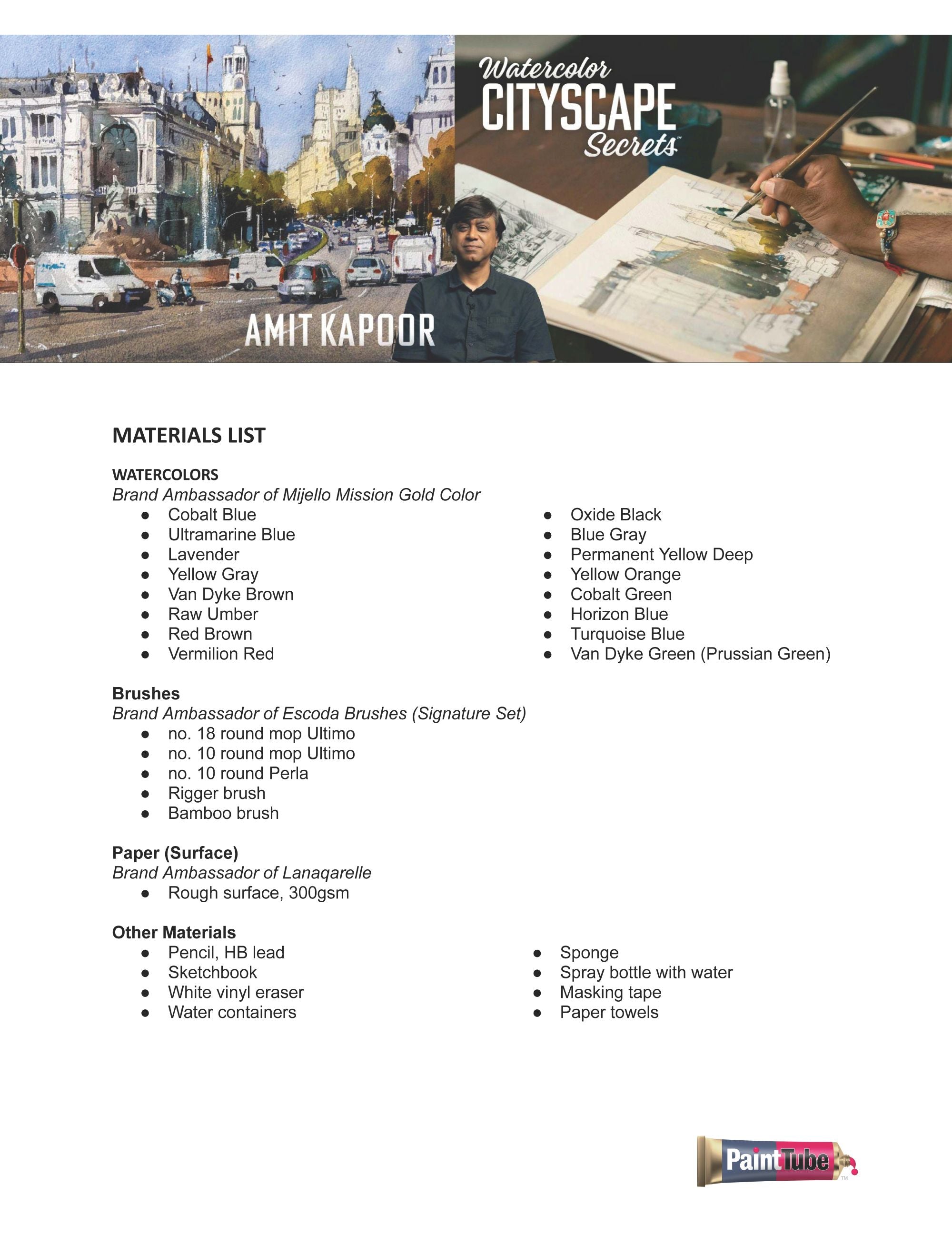 Amit Kapoor: Watercolor Cityscape Secrets