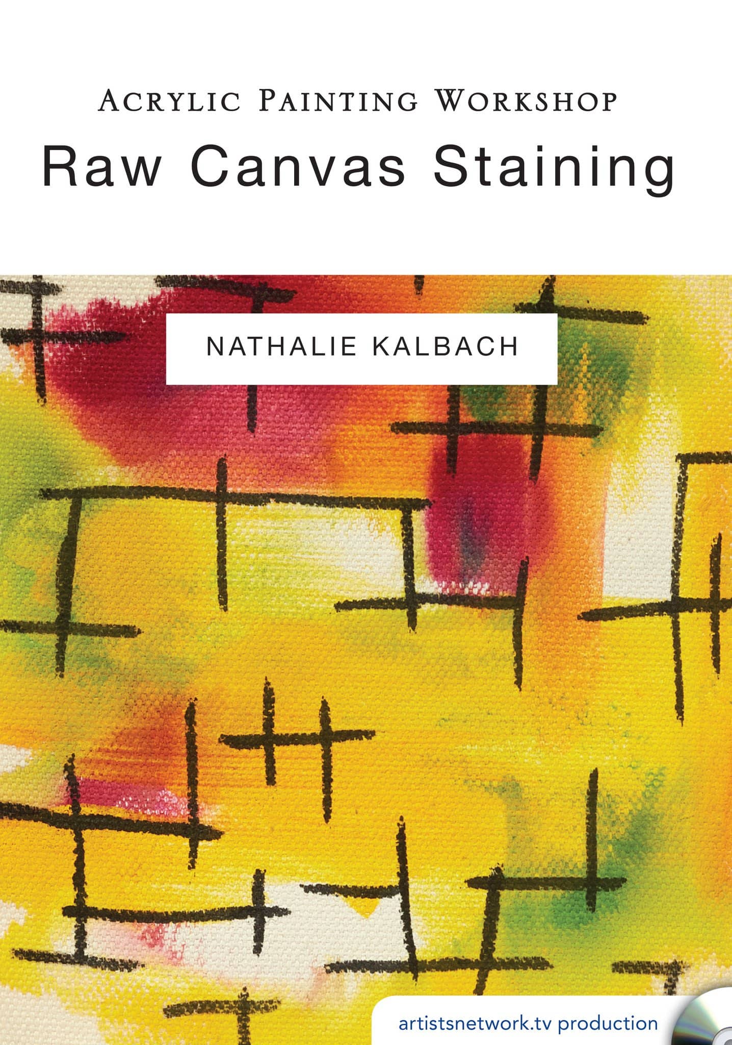 Nathalie Kalbach: Acrylic Painting Workshop - Raw Canvas Staining