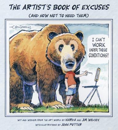 Jim Wilcox: Artist's Book of Excuses Softcover Book